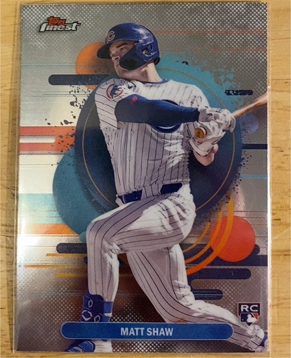 2025 Topps Finest #162 Matt Shaw — front