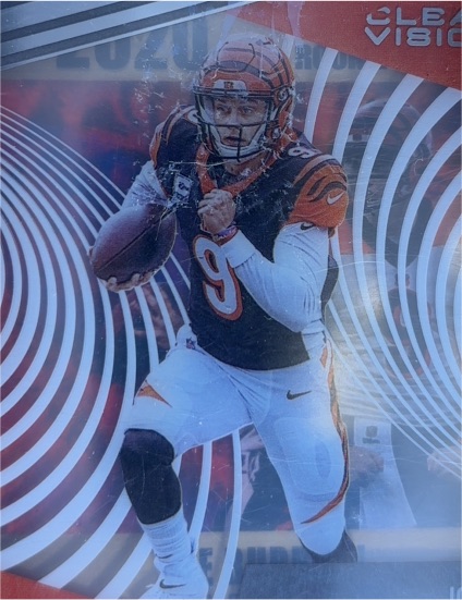 2024 Panini Chronicles #CVR-25 Joe Burrow Clear Vision Rookies — front