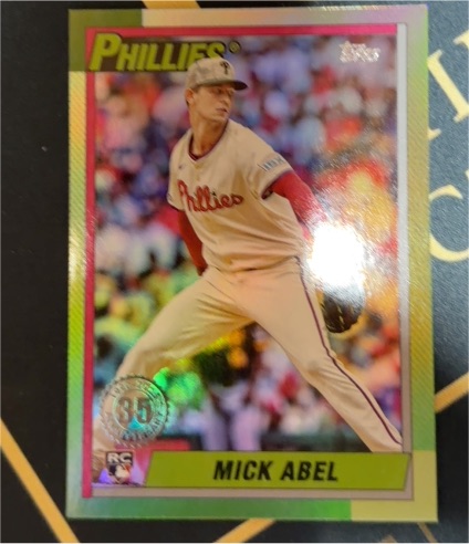 2025 Topps Update #U90-25 Mick Abel 1990 Topps Baseball 35th Anniversary — front
