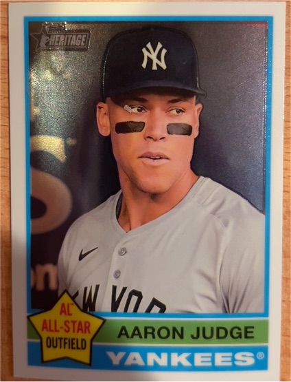 2025 Topps Heritage #380 Aaron Judge — front