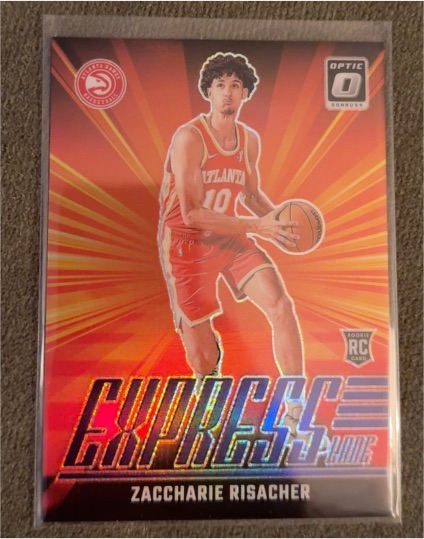 2024-25 Donruss Optic #23 Zaccharie Risacher Express Lane — front