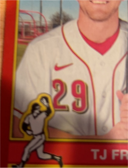2025 Topps Heritage #491 TJ Friedl — front