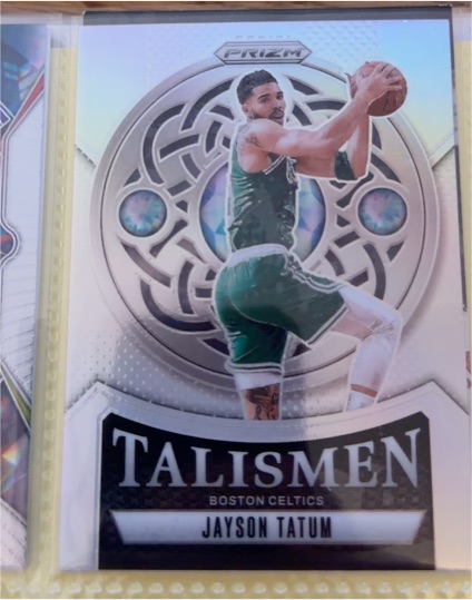 2024-25 Panini Prizm Talismen Silver #9 Jayson Tatum — front