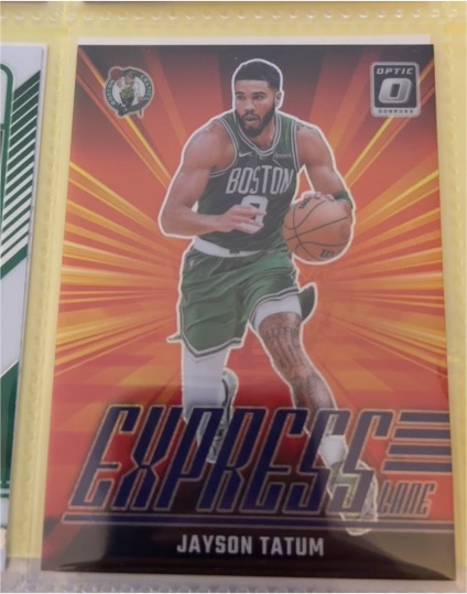 2024-25 Donruss Optic #9 Jayson Tatum Express Lane — front