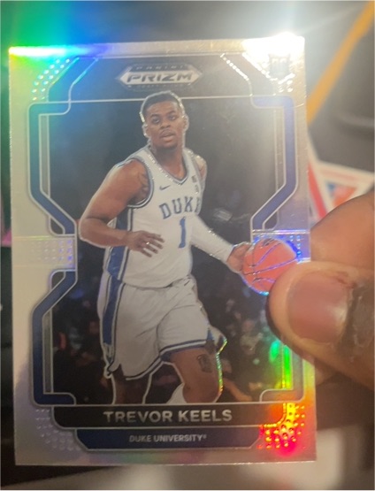 2022 Panini Prizm Draft Picks #85 Trevor Keels Silver Prizm Rookie — front