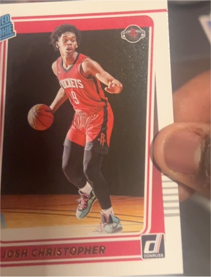 2021-22 Donruss #250 Josh Christopher — front