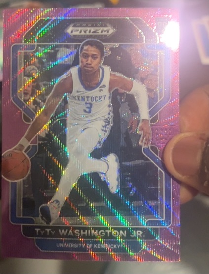 2022 Panini Prizm Draft Picks #64 TyTy Washington Jr. — front
