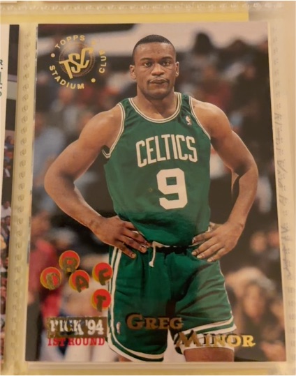 1994-95 Topps Stadium Club #335 Greg Minor — front