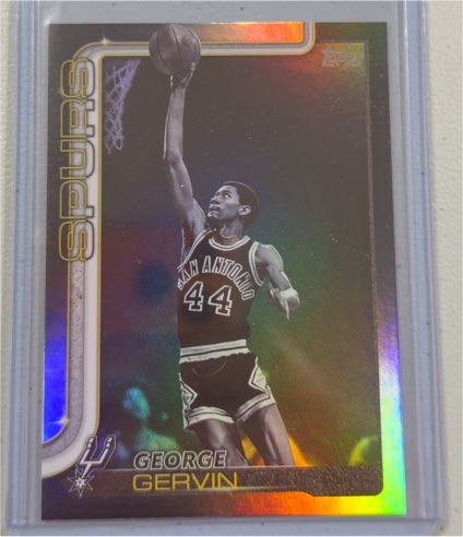 2025-26 Topps #265 George Gervin Blackout — front