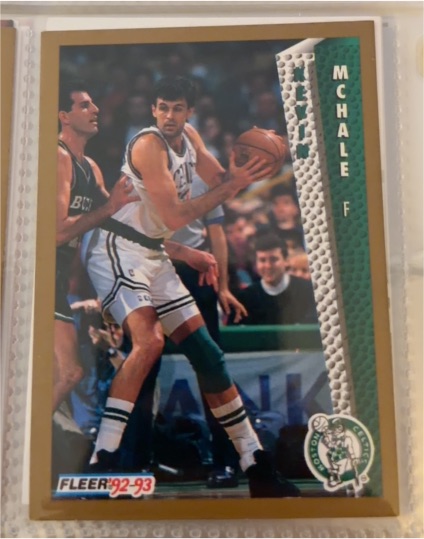 1992-93 Fleer #17 Kevin McHale Boston Celtics — front