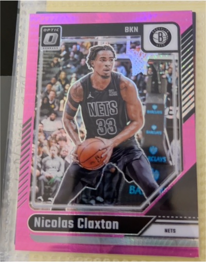 2024-25 Donruss Optic #170 Nicolas Claxton — front