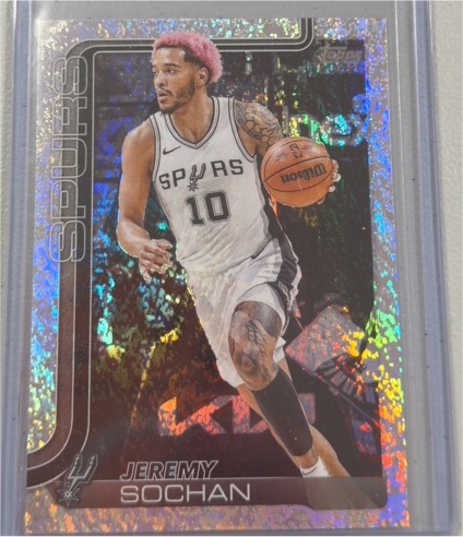 2025-26 Topps Basketball #199 Jeremy Sochan — front