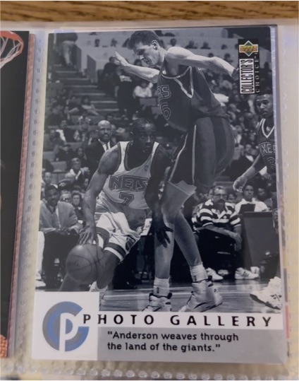 1995-96 Upper Deck Collector's Choice #400 Kenny Anderson Photo Gallery — front