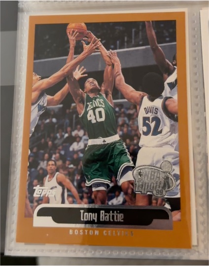 1999 Topps Tipoff #99 Tony Battie — front