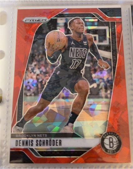2024-25 Panini Prizm #218 Dennis Schroder — front