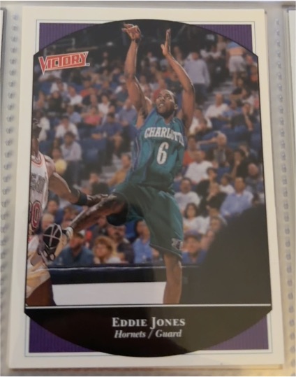 1999-00 Upper Deck Victory #23 Eddie Jones — front