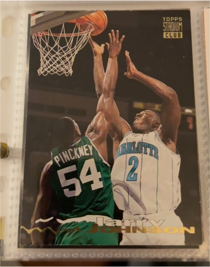 1993-94 Topps Stadium Club #323 Larry Johnson — front