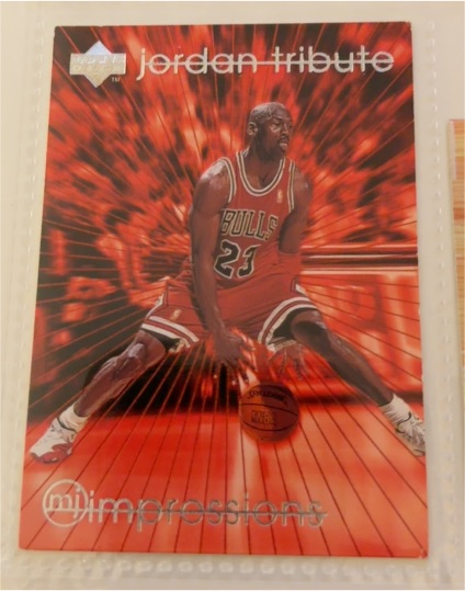 1997-98 Upper Deck Michael Jordan Tribute #MJ43 Michael Jordan — front