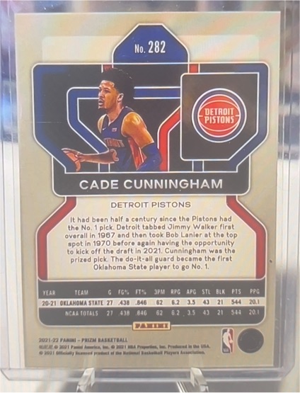 2020-21 Panini Prizm #282 Cade Cunningham — front