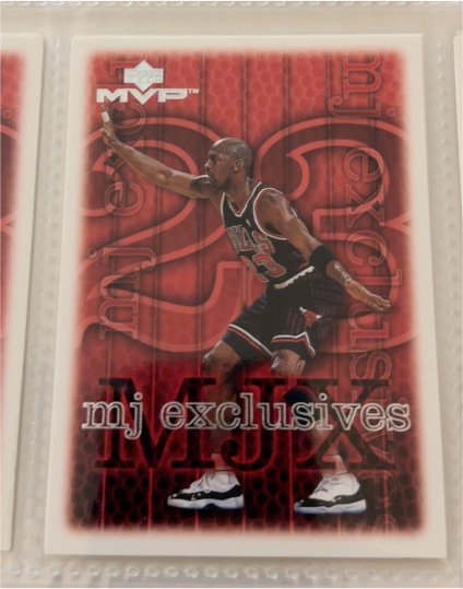 1999-00 Upper Deck MVP MJ Exclusives #200 Michael Jordan — front