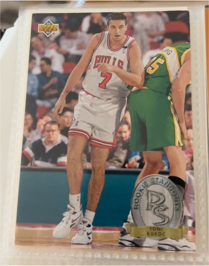 1993-94 Upper Deck Rookie Standouts #RS5 Toni Kukoc — front
