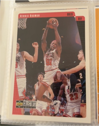 1997-98 Upper Deck Collector's Choice #17 Dennis Rodman — front