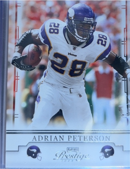 2008 Playoff Prestige #54 Adrian Peterson — front
