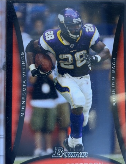2008 Bowman Chrome #BC139 Adrian Peterson — front