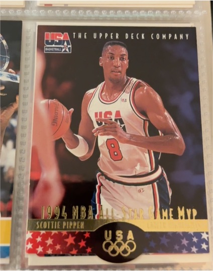 1996 Upper Deck USA #27 Scottie Pippen — front