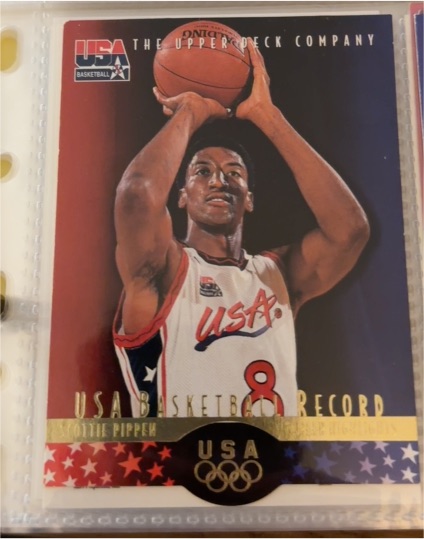 1996 Upper Deck USA Basketball #28 Scottie Pippen — front