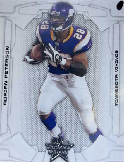 2008 Leaf Rookies & Stars #55 Adrian Peterson — front