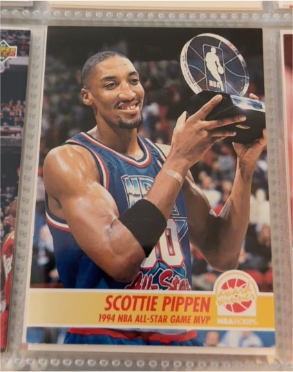 1994 SkyBox NBA Hoops #263 Scottie Pippen 1994 NBA All-Star Game MVP — front