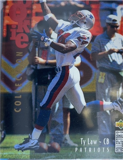 1995 Collector's Choice Update #U40 Ty Law — front