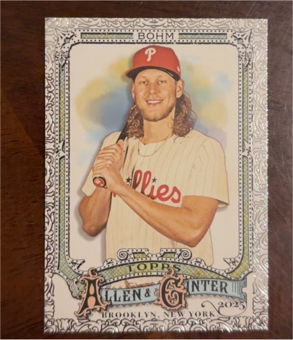 2025 Topps Allen & Ginter #234 Alec Bohm — front