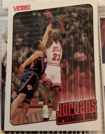 1999 Upper Deck Victory #382 Michael Jordan Jordan's Greatest Hits — front