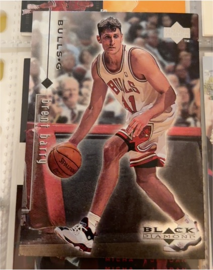 1998-99 Upper Deck Black Diamond #24 Brent Barry — front