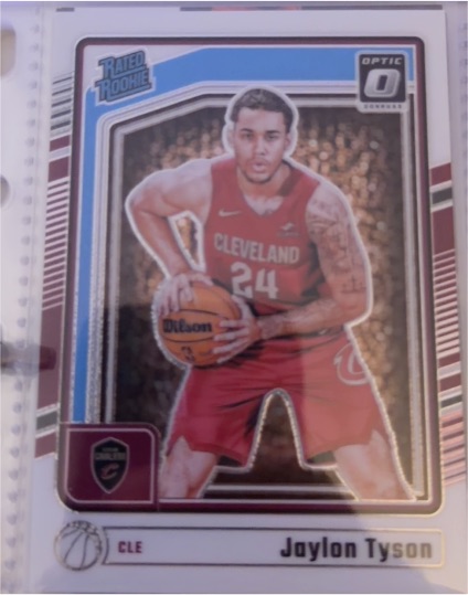 2024-25 Panini Donruss Optic #253 Jaylon Tyson — front