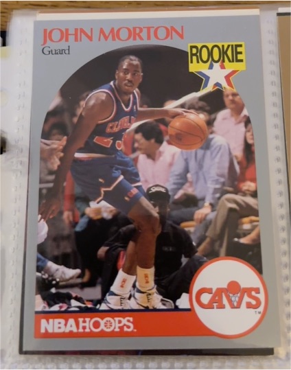 1990 NBA Hoops #77 John Morton — front