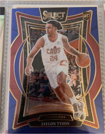 2024-25 Panini Select #77 Jaylon Tyson — front