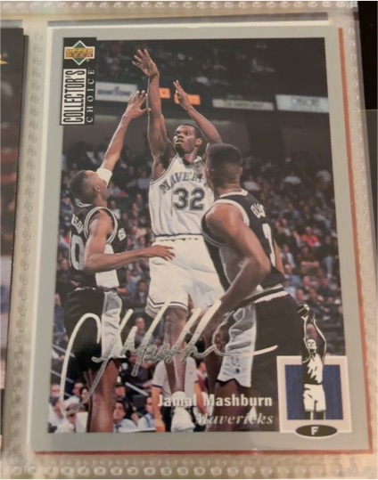 1994-95 Upper Deck Collector's Choice #157 Jamal Mashburn — front