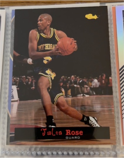 1994 Classic Draft #78 Jalen Rose — front