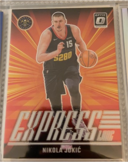 2024-25 Donruss Optic #3 Nikola Jokic Express Lane — front
