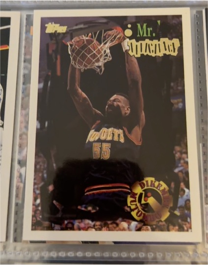 1994 Topps #50 Dikembe Mutombo Mr. Efficiency Denver Nuggets — front