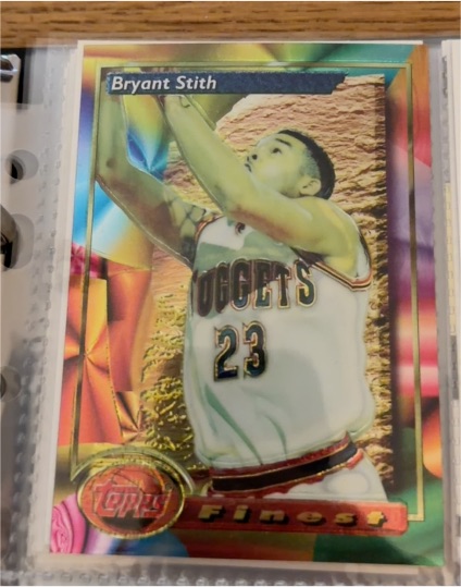 1993-94 Topps Finest #82 Bryant Stith — front