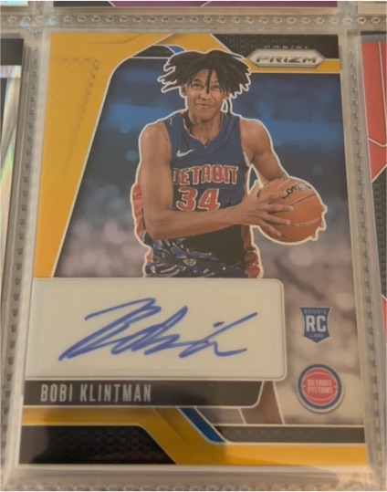 2024-25 Panini Prizm #RSI-BKP Bobi Klintman — front