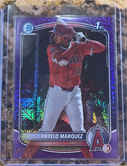 2025 Bowman Chrome #BCP-201 Anyelo Marquez — front