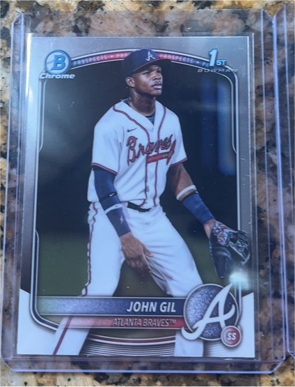 2025 Bowman Chrome #BCP-172 John Gil — front