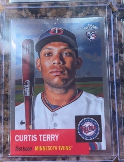2022 Topps Chrome Platinum Anniversary #354 Curtis Terry — front