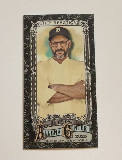 2025 Topps Allen & Ginter #211 Chef Reactions — front