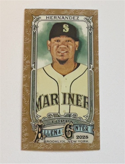 2025 Topps Allen & Ginter Mini #171 Felix Hernandez — front